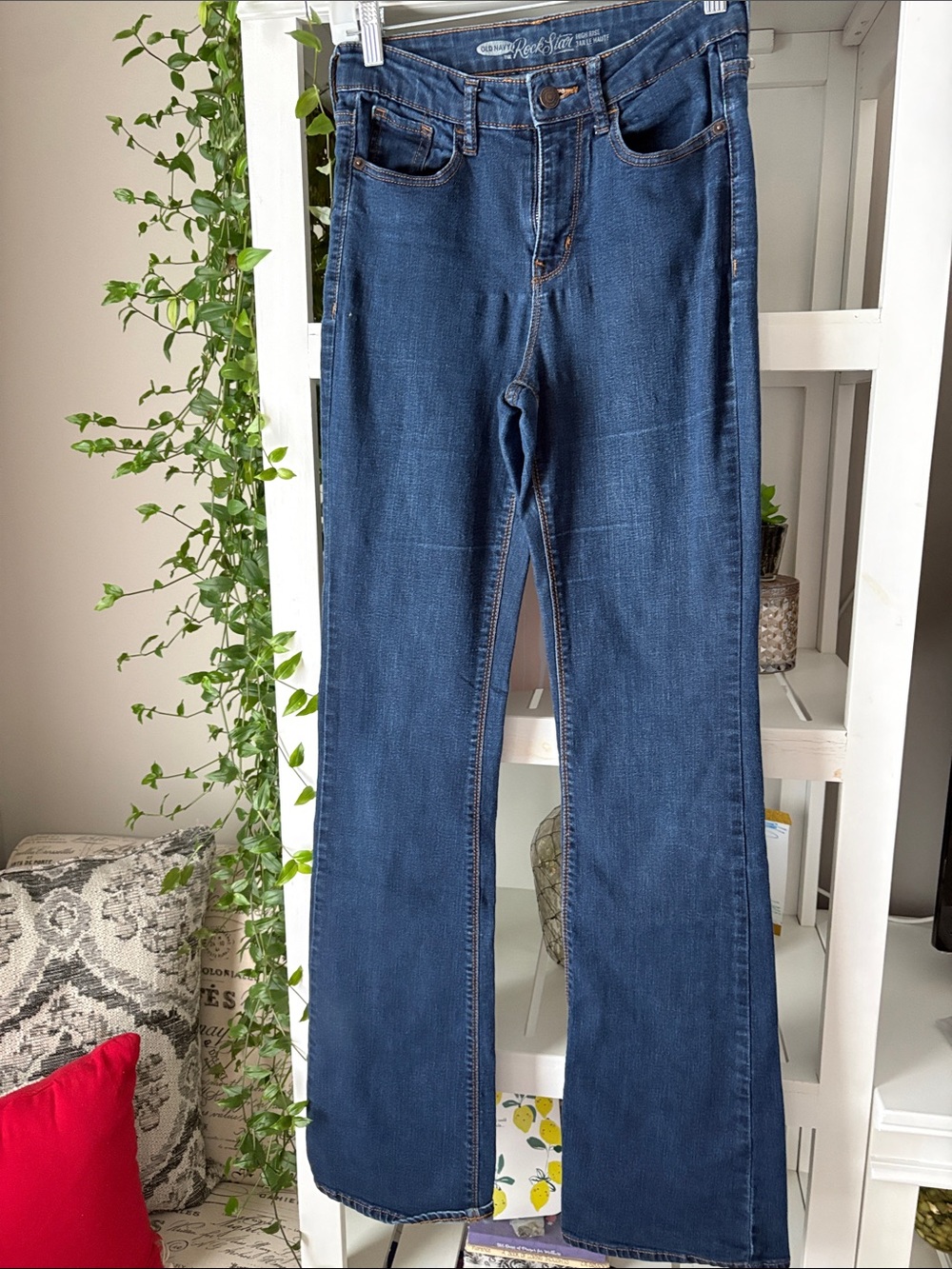 Rock & Republic Dark Blue Wide Leg Jeans